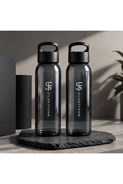 SilentForm Premium Siyah Cam Şişe 2’li Set