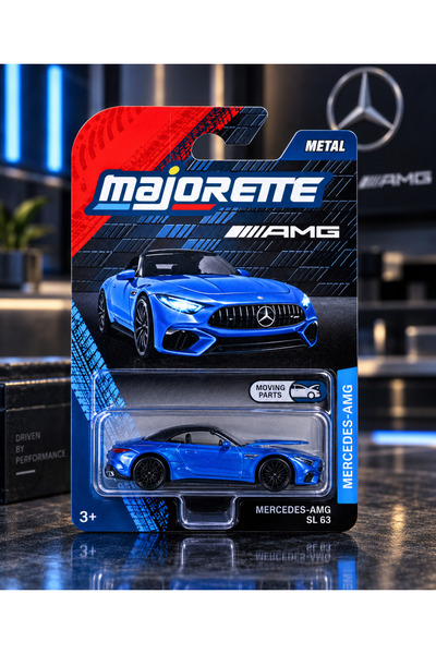 Majorette سيارة سيمبا مرسيدس-AMG SL 63 المعدنية باللون الأزرق
