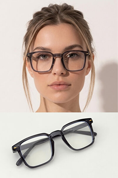 LUNE EYEWEAR JANE MAVİ IŞIK KORUMALI GRİ GÖZLÜK