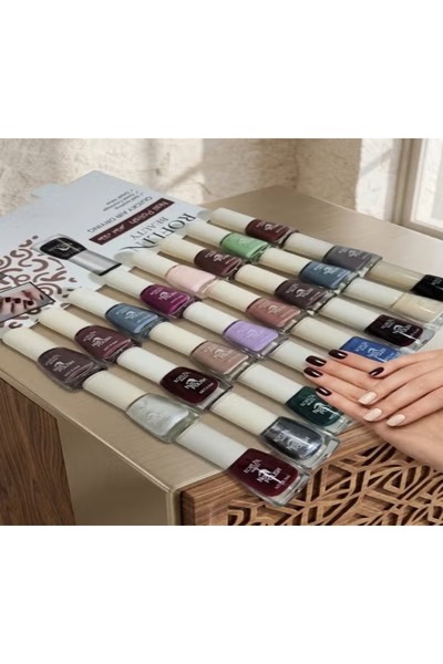 ROFLIN BEAUTY طلاء اضافر مكون من 24 لون