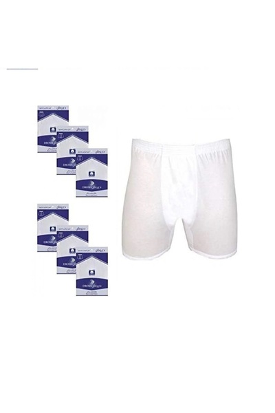 Drosh Drews Men's Cotton Boxer Briefs Comfortable Short Underwear with Cotton...