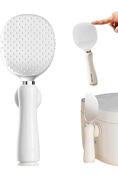 ALMEKAQUZ Suction Cup Rice Paddle, Magnetic Rice Spoon, Adsorbed On Rices Coo...