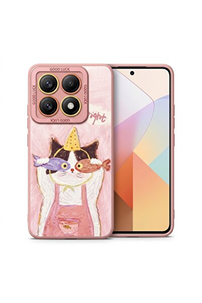 Nezih Case Mi 14T Pro ile Uyumlu Kamera Korumalı Desenli Silikon Kılıf