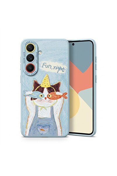 Nezih Case Samsung Galaxy A26 ile Uyumlu Kamera Korumalı Desenli Silikon Kılıf
