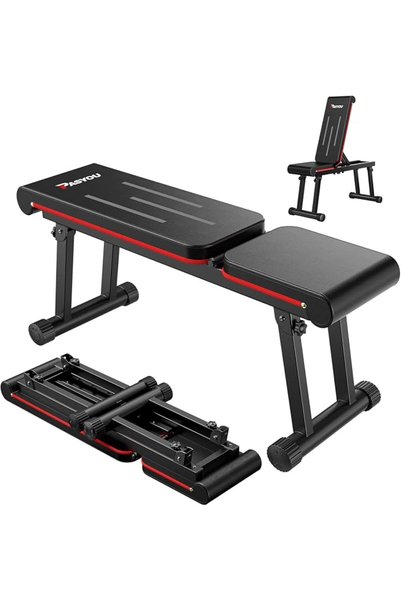 PASYOU Weight Bench Adjustable 2 in 1, Multi-Position Bench Press for Full Bo...