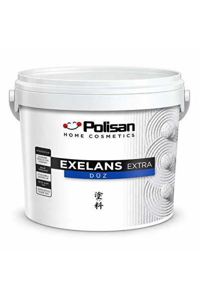 Polisan Exelans Extra Düz Silikonlu Dış Cephe Boyası 15 Lt Beyaz