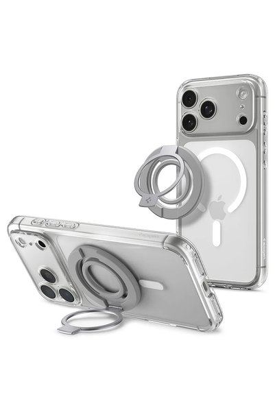 Spigen Μαγνητικός Δακτύλιος – Βάση Κινητού Τηλεφώνου Dual Pop MagSafe S Γκρι