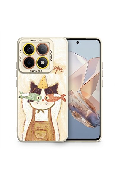 Nezih Case Mi 14T Pro ile Uyumlu Kamera Korumalı Desenli Silikon Kılıf
