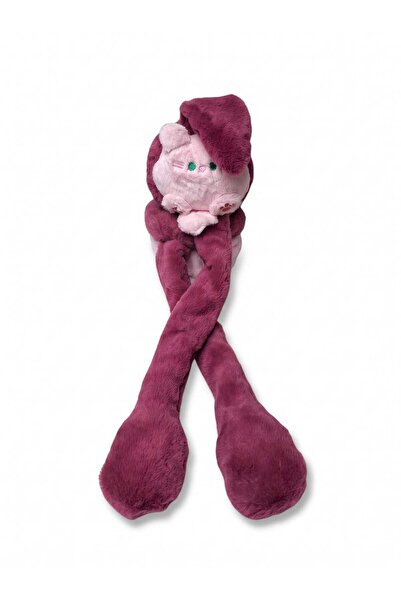 Aware Time Children's Plush Figured Movable Ear Movable Sound Winter Earmuff