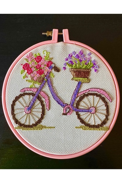 Handmade Handcrafted Cross-Stitch Painting