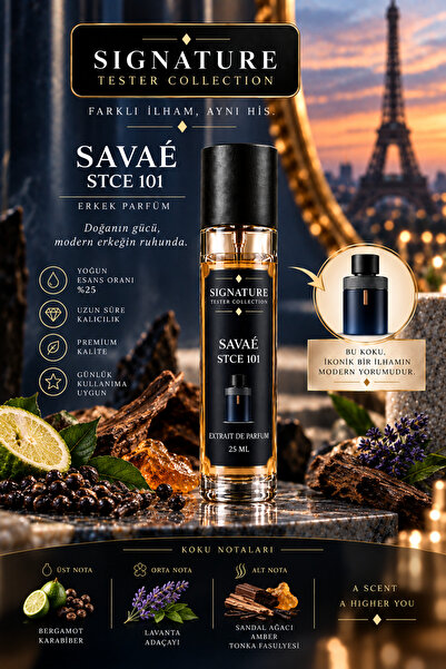 Signature Tester Collection SAVAÉ STCE 101 Erkek Parfüm Extrait de Parfum %25...