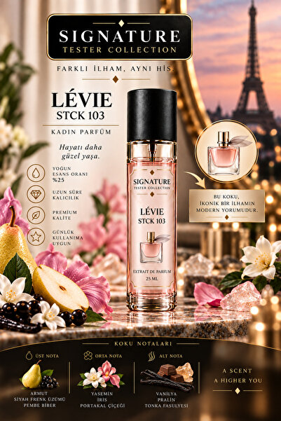 Signature Tester Collection LÉVIE STCK 103 Kadın Parfüm Extrait de Parfum %25...