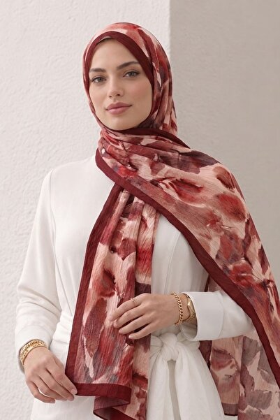 sermoda Patterned Shawl - Bamboo Kraş Printed Shawl 28