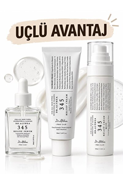 Genel Markalar 345 RELIEF SET .345 SERUM 30ml. 345 KREM 50 ml. 345 MIST 100ml