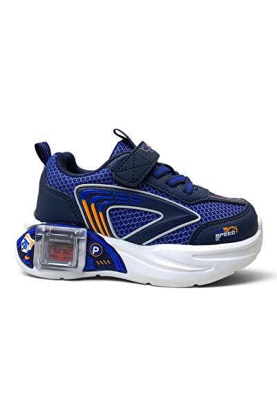 pepino 2440 Ortopedik Erkek Çocuk Saks CAR GARAGE Sneaker