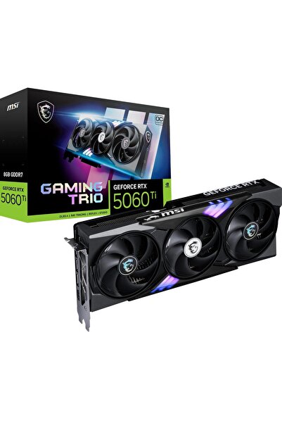 MSI GeForce RTX 5060 Ti 8G Gaming Trio OC - 8 GB GDDR7 (28Gbps/128-bit), PCIe...