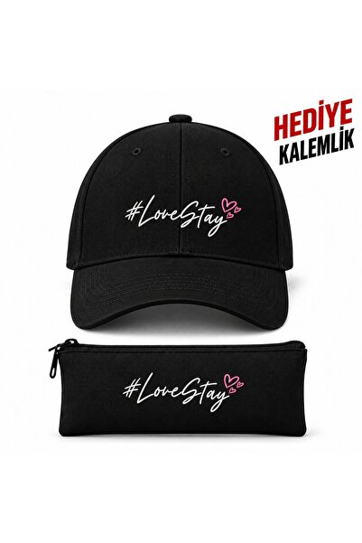 barsdepo ΚΑΠΕΛΟ ΜΕ ΚΕΝΤΗΜΑ LOVE STAY (ΜΕ ΘΗΚΗ ΓΙΑ ΣΤΥΛΟ, ΔΩΡΟ)