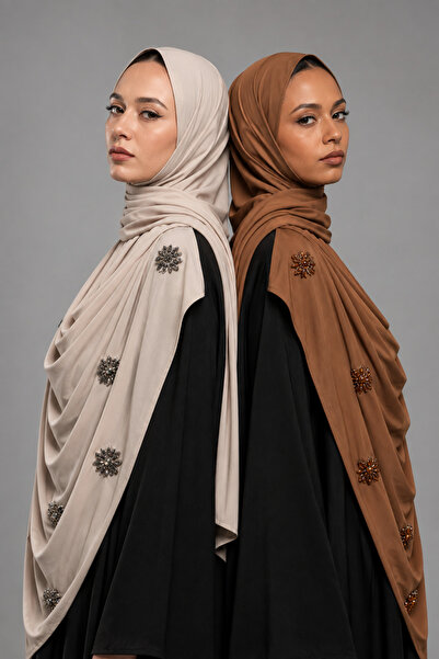 Ophelia 2-Piece Handmade Premium Jersey Hijab Set for Women – Soft, Stretchy ...