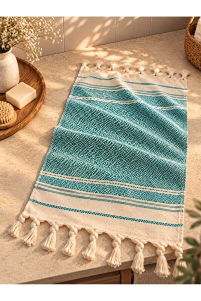 ZIY Collection منشفة منسوجة من القطن العضوي من سلسلة هوم مقاس 40x60 سم - متوف...