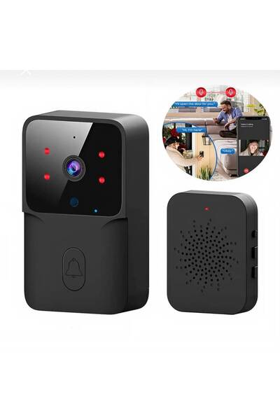 DoorBell Sonerie Wireless cu Video, Interfon Smart fara fir , Camera Video 10...