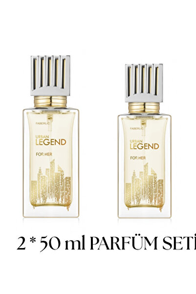 Faberlic URBAN LEGEND EDP 50 ml İKİLİ PARFÜM SETİ GURME İMZA KALICI KOKU