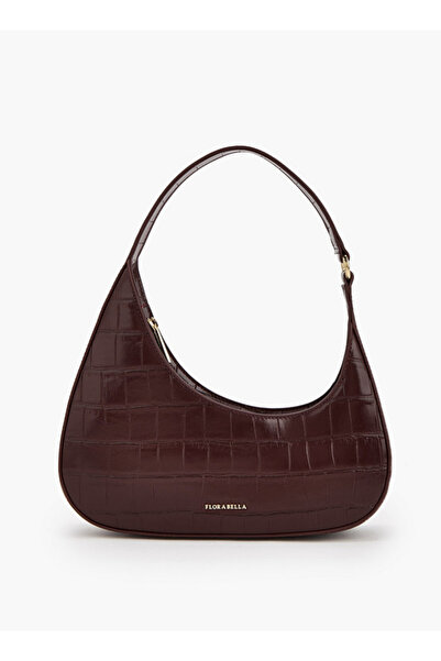Flora Bella by Shoexpress Textured Shoulder Bag with Zip Closure