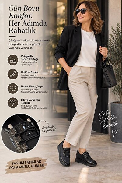 Ayzen Acarbey Daily Comfortable Sole Mother's Shoes