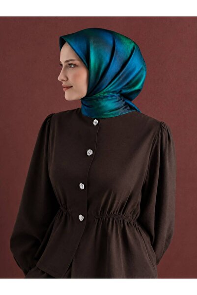 Armine Jakarlı İpek Eşarp 9647D 07