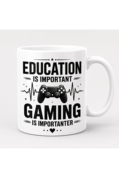 Generic Brand Cana personalizată, Print Vibes, design gaming cu controller, 3...