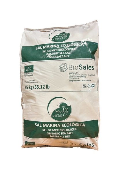 The MedSalt Co Sare de mare grunjoasa bio 25KG