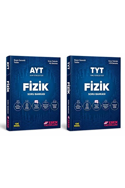 Esen Yayınları TYT FİZİK AYT FİZİK SORU BANKASI SET