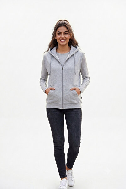 LYZALÜXEN Women's Vest Nai̇f Cotton Zippered Vest
