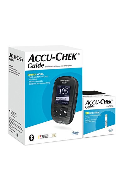 Accu Chek Accu-Chek Guide Glucometer Device with 50-Pieces Test Strips
