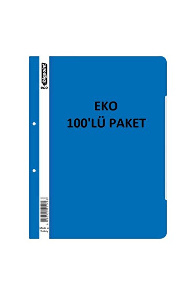 Bigpoint Κλιπ Βιβλιοδεσίας Eco Blue x 100 Τεμάχια