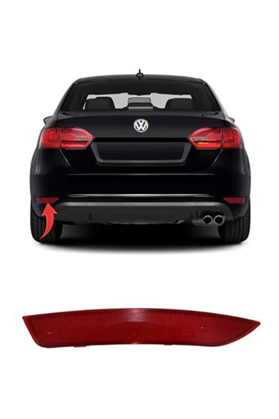 gkl Reflektör Arka Tampon Sol Volkswagen Jetta 2011-2014 - 5C6945105A