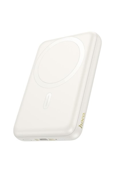 Hoco Baterie externa, Wireless, PD20W, 1xUSB-C 10000mAh - Alb laptos