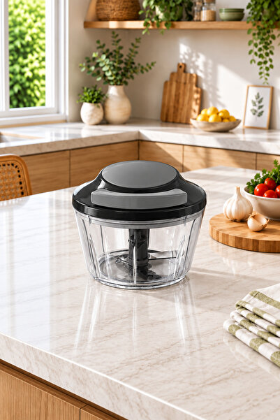 Sariva Home Drawstring Manual Rondo 3-Blade Handheld Rondo Practical Vegetabl...