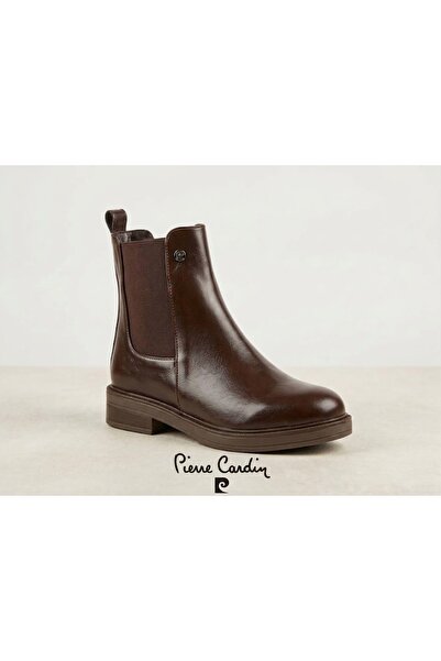 Pierre Cardin حذاء تشيلسي نسائي بجوانب مطاطية ونعل مسطح غير قابل للانزلاق