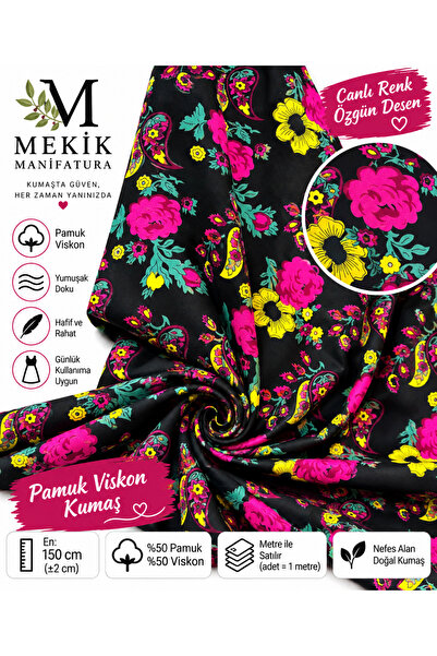MEKİK MANİFATURA PAMUK VİSKON KUMAŞ