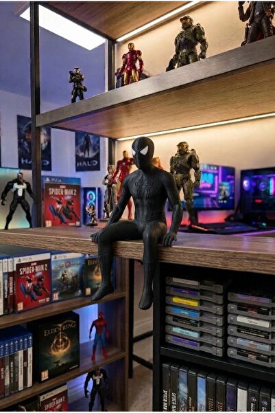 HOBİFABRİK ATÖLYE Spider-Man, Thor ve Batman Figür - Oturan Süper Kahraman He...