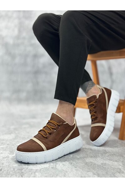 BOA Aba0666 Tan High Sole Men's Casual Shoes