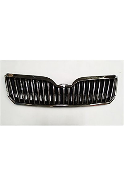 gkl Ön Panjur Krom Çizgili Krom Çerçeve Komple Skoda Superb 2013-2015 - 3T085...
