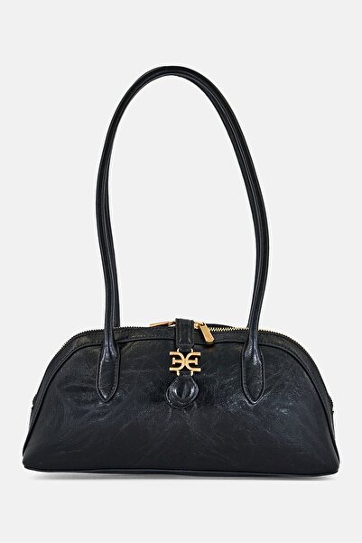 Sam Edelman Women Brand Logo Shoulder Bag, Black