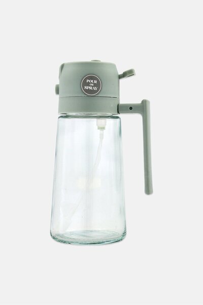 Gourmet 2-in-1 Glass Oil Dispenser 440 ml, Light Grey