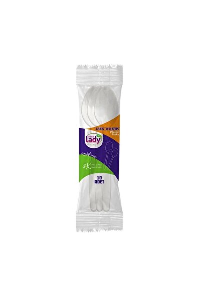 COjans Lüks Plastik Kaşık 10'li