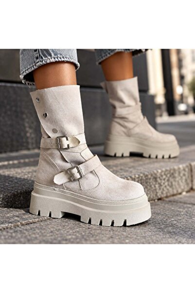 Tress Fashion Γυναικείες Μπότες / Kim Beige PN