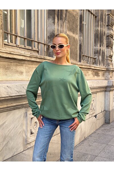 Şeker Portakalım T3301 Star Patterned Sweater