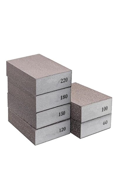 TERRIFI Sanding Block Set, 6 Pieces Sanding Sponges with 6 Grits (60,100,120,...