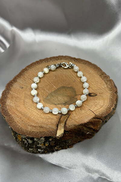 Suerte Accessories سوار من الحجر الطبيعي الهيماتيت مصنوع يدويًا بتصميم خاص