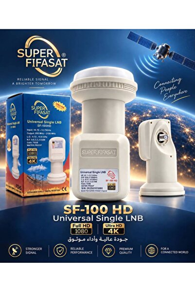 SUPER FIFASAT Satellite Single Output Lnb Head Sf-100 Hd – Universal Single L...